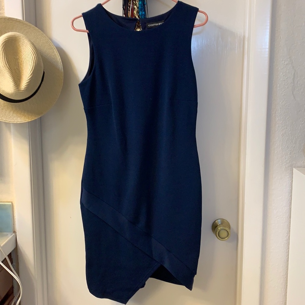 Navy blue dress